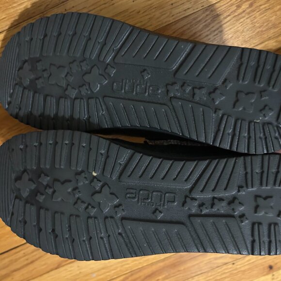 Hey Dude Shoes - Wendy Gray Wooly Twill Fold Boots - Size: 7 - Picture 11 of 15